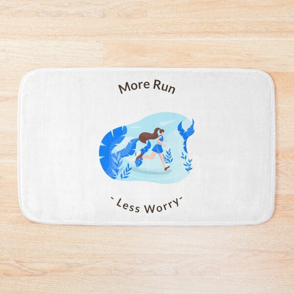Item preview, More Run Less Worry designed and sold by CertifiedRunner.