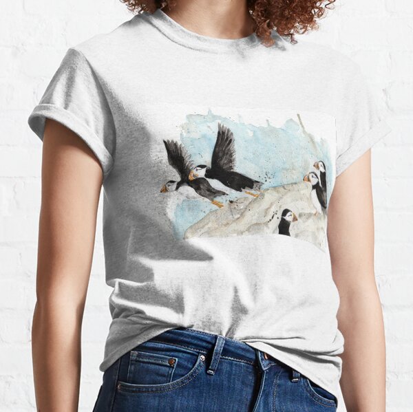 L'envol des macareux Classic T-Shirt