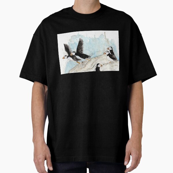 L'envol des macareux T-shirt oversize