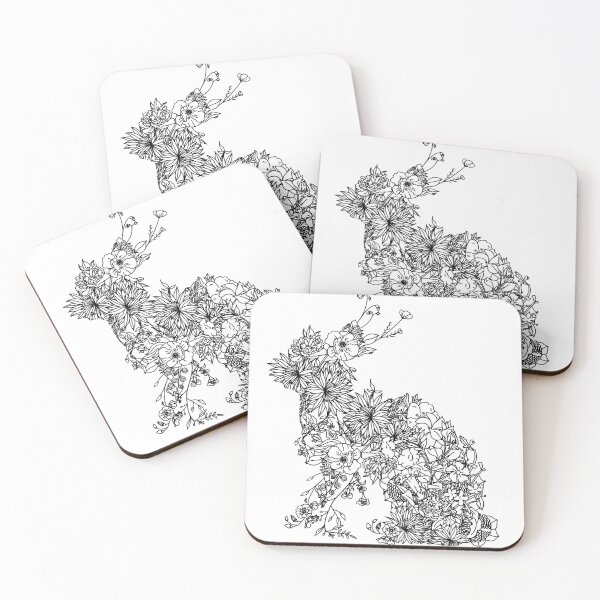 Item preview, FLORAL RABBIT designed and sold by GloriaSanchez.