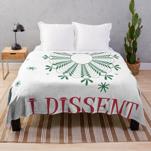 Item preview, dissent collar, rbg poster, ruth bader ginsburg, RBG Christmas I DISSENT designed and sold by GalleryArtField.