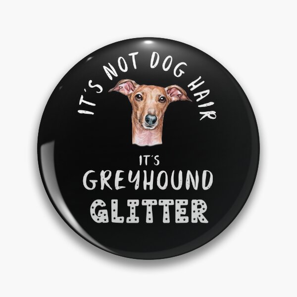 Artikelvorschau, Es sind keine Hundehaare, sondern Windhunde mit Glitzer, lustiges Hundezitat entworfen und verkauft von theshirtinator.