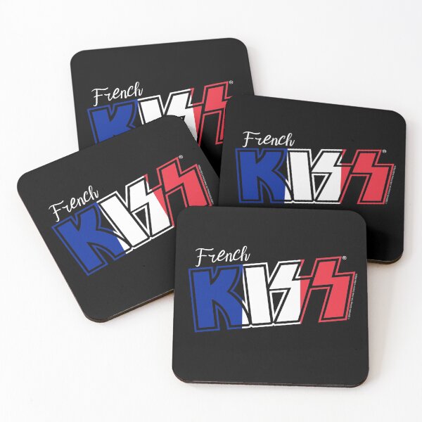 Artikelvorschau, Französisch Küssen Sie die Band Logo Dark entworfen und verkauft von Sunny Collections.