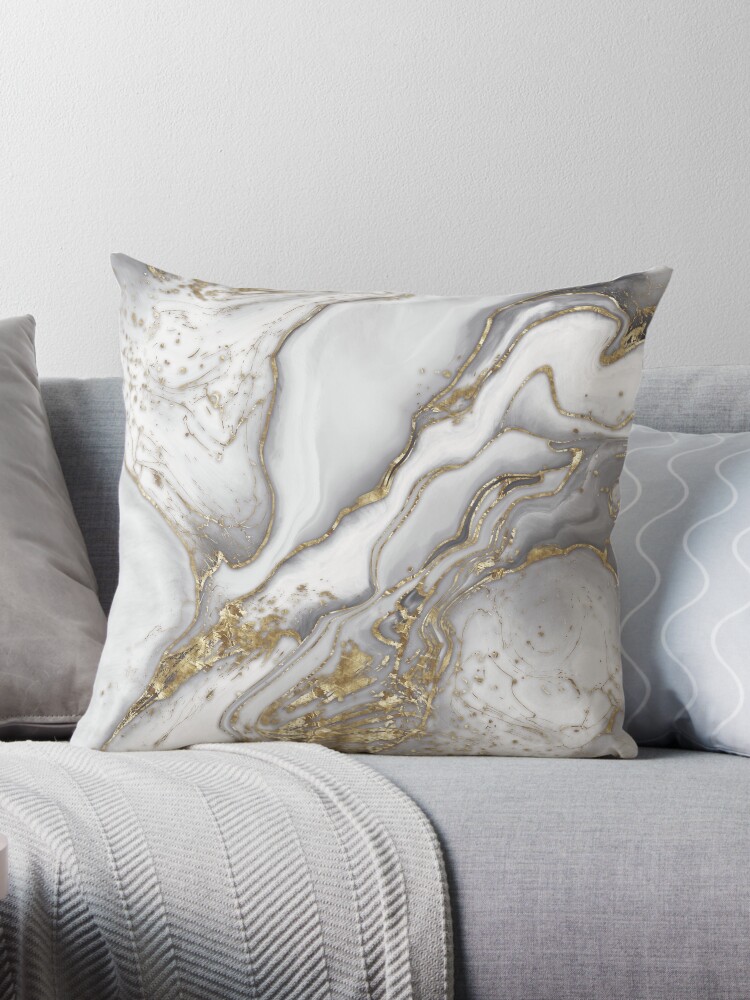 Marble 2024 throw pillows