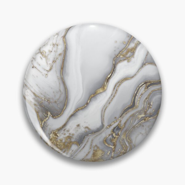Item preview, Liquid marble - pearl and gold designed and sold by k9printart.