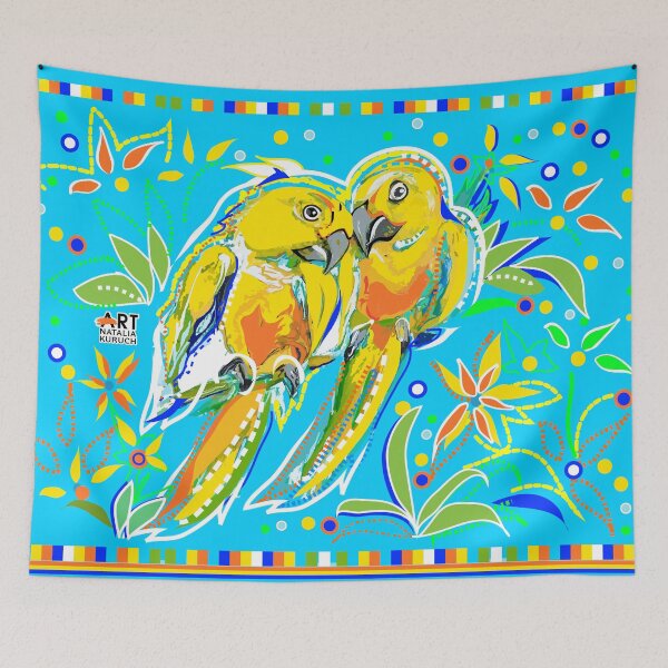 Item preview, Yellow Parrot by Natalia KURUCH designed and sold by nataliakuruch.