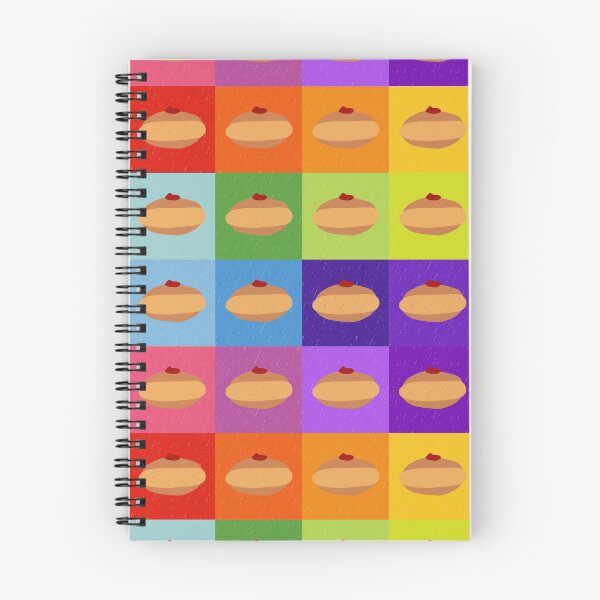 Item preview, Donuts Galore Rainbow Square Print designed and sold by TillaCrowne.