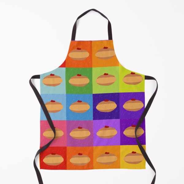 Item preview, Doughnuts Galore Rainbow Square Print designed and sold by TillaCrowne.