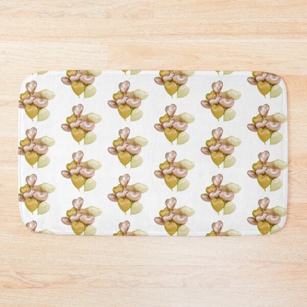 Item preview, Heart Baloons Yellow designed and sold by stickertopic.
