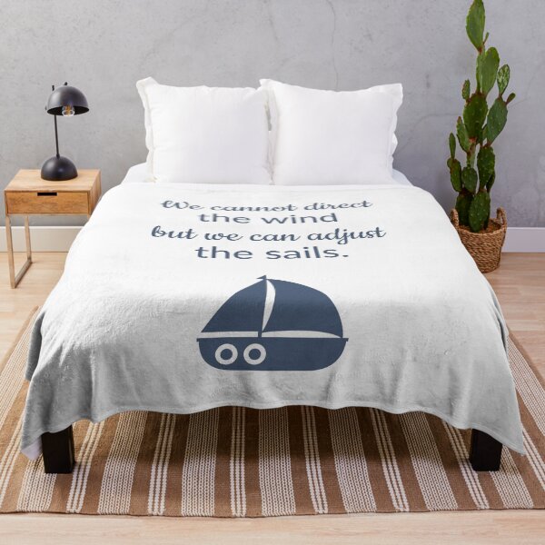 Item preview, Positivity Sailboat Adjust The Sail Quote designed and sold by rustydoodle.