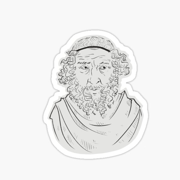 The Iliad - Homer - Greek Mythology - Sticker