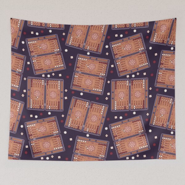 Item preview, backgammon, pattern designed and sold by AvotArt.
