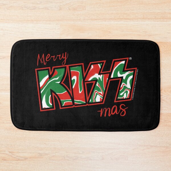 Item preview, Merry Kiss-Mas Christmas Kiss The Band Logo Red Dark designed and sold by Sunny Collections.
