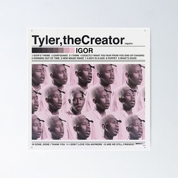 IGOR IGOR's Theme, Tyler the creator, Vintage poster art, Poster wall  art