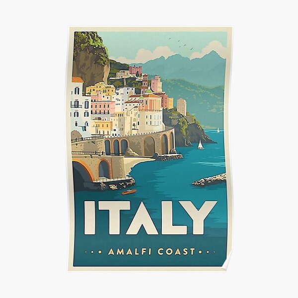 Amalfi Coast Italy Poster