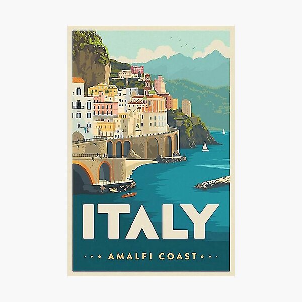 Amalfi Coast Italy Photographic Print