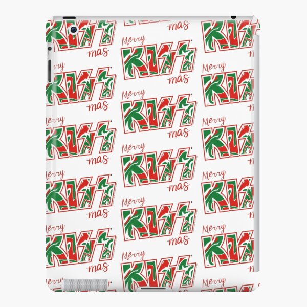 Merry Kiss-Mas Christmas Kiss The Band Logo Red iPad Snap Case