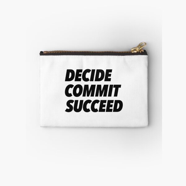 Item preview, Decide, Commit, Succeed designed and sold by thilinank.