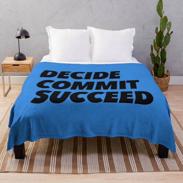 Item preview, Decide, Commit, Succeed designed and sold by thilinank.