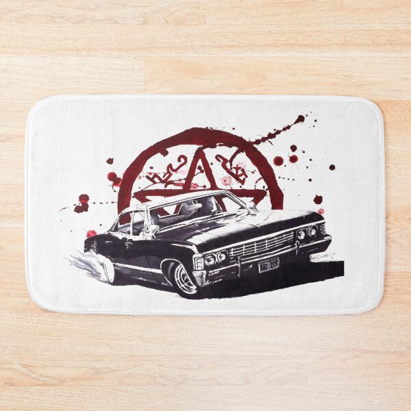 Item preview, Baby Chevy Impala from Supernatural series with the Winchester Brothers and pentacle designed and sold by TezlaArt.