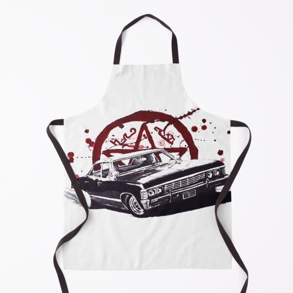 Item preview, Baby Chevy Impala from Supernatural series with the Winchester Brothers and pentacle designed and sold by TezlaArt.