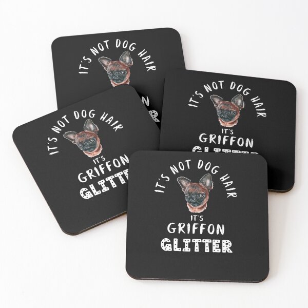 Item preview, It's not dog hair it's GRIFFON glitter funny dog quote designed and sold by theshirtinator.