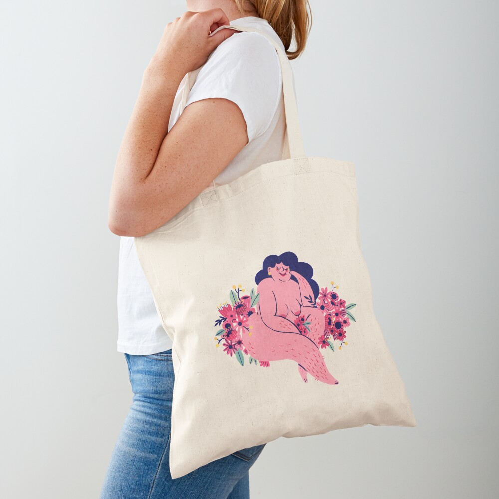 Among the flowers Tote Bag