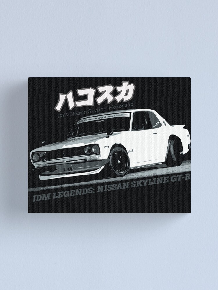 Nissan Skyline Gt R Hakosuka Canvas Print By Artvillephoto Redbubble