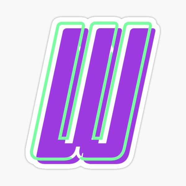 W Sticker