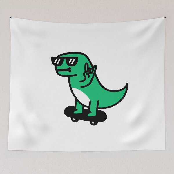 Item preview, Skateboarding T-Rex Dinosaur designed and sold by hadicazvysavaca.