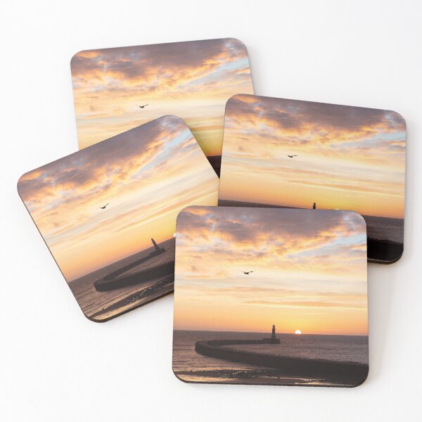 Item preview, Sunrise at Roker Pier designed and sold by RedGrouse.