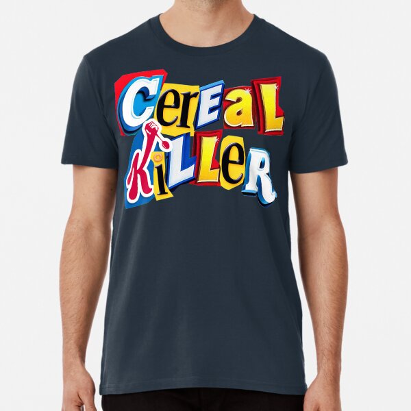 Cereal Killer Ransom Note Premium T-Shirt