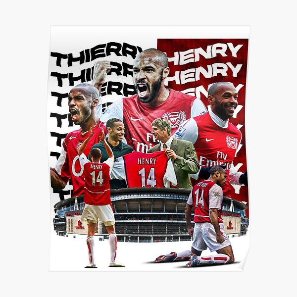 Thierry Henry Poster On Silk <94cm x 60cm, 38inch x 24inch> - 5A5E81