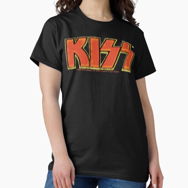 Item preview, kiss the band burn text style logo/vintage designed and sold by Rajpramanik.