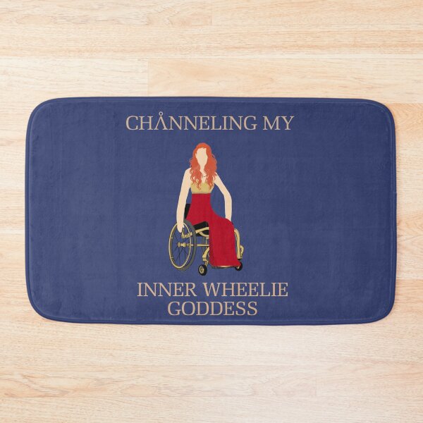 Item preview, Channeling my inner wheelie goddess designed and sold by NatLeBrunDesign.