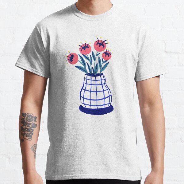 Vase and flowers Classic T-Shirt
