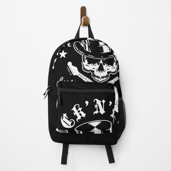 Item preview, Skull in top hat and guitar. Rock Emblem designed and sold by Evgenija-S.