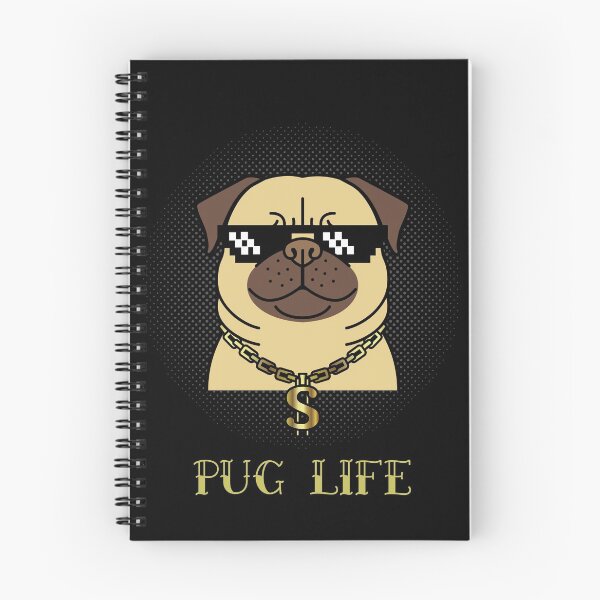 Artikelvorschau, Mops Leben Hunde memes lustig mit Dollarzeichen Kette entworfen und verkauft von SimplePickUps.