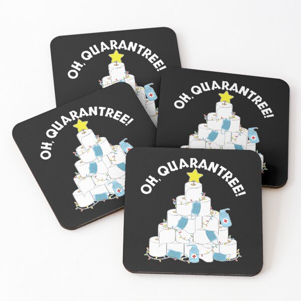 Item preview, Toilet Paper Tree Oh Quarantree Quarantine Christmas 2020 print designed and sold by jakehughes2015.
