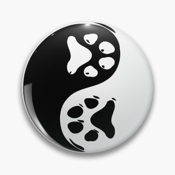 Item preview, Yin Yang paw cat dog designed and sold by TShirtsByMs.