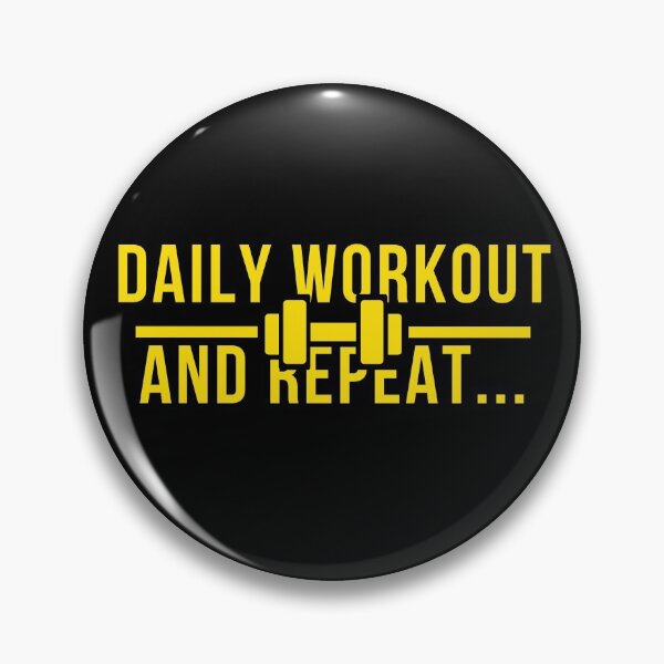 Item preview, Daily Workout And Repeat... designed and sold by jpremiumdesigns.