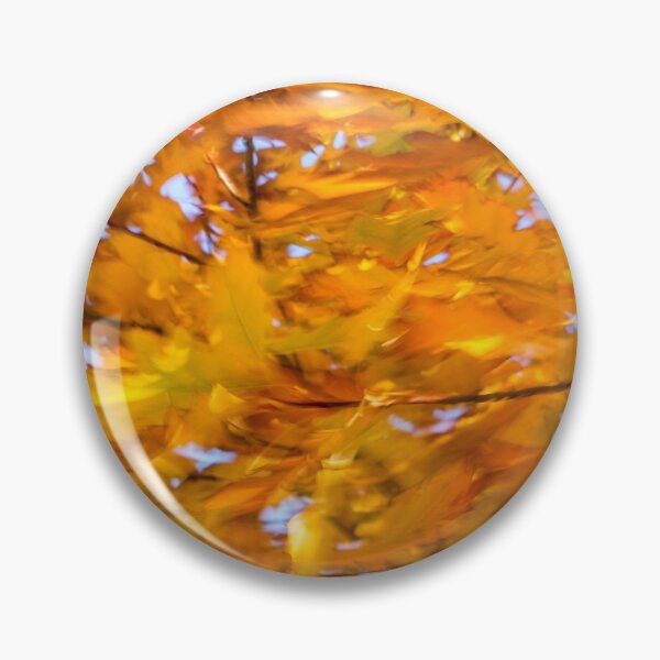 Item preview, Abstract Autumnal Harmony - Bold Free Form Motion in a Yellow Oak Tree Crown designed and sold by Georgia Mizuleva.