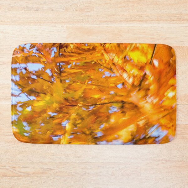 Item preview, Abstract Autumnal Harmony - Bold Free Form Motion in a Yellow Oak Tree Crown designed and sold by Georgia Mizuleva.