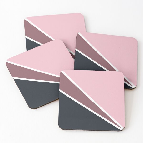 Item preview, Pink and Navy Triangles designed and sold by thelustrous.