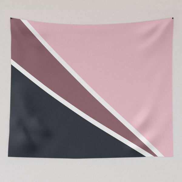 Item preview, Pink and Navy Triangles designed and sold by thelustrous.