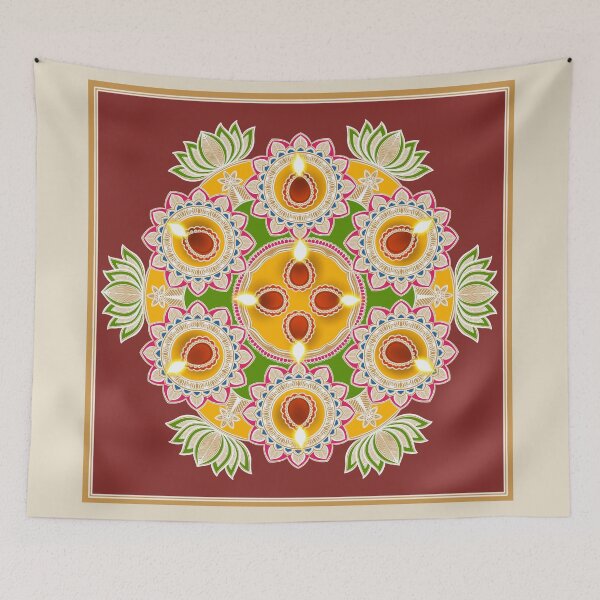 Item preview, Copy of Diwali, rangoli mandala designed and sold by Prita-D.