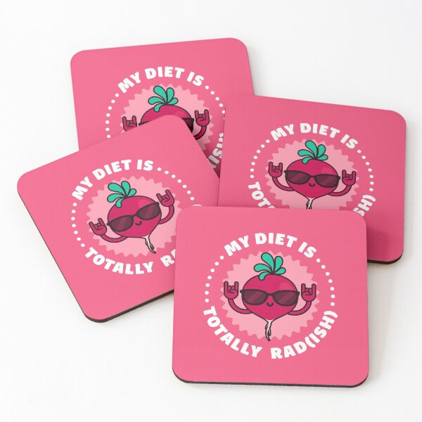 Item preview, My Diet is Totally Radish - Cute Vegetable Pun designed and sold by Gudland.