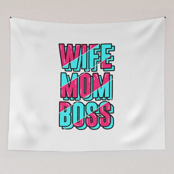Item preview, Wife Mom Boss designed and sold by ecdato.