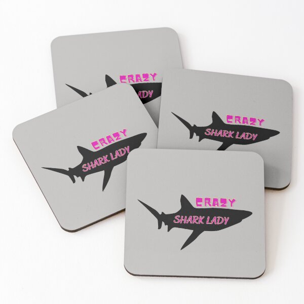 Item preview, Crazy shark lady designed and sold by Funtastic-GOODS.
