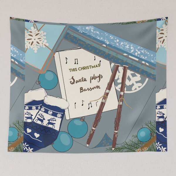 Item preview, Santa plays Bassoon this Christmas designed and sold by ElmLenonn.